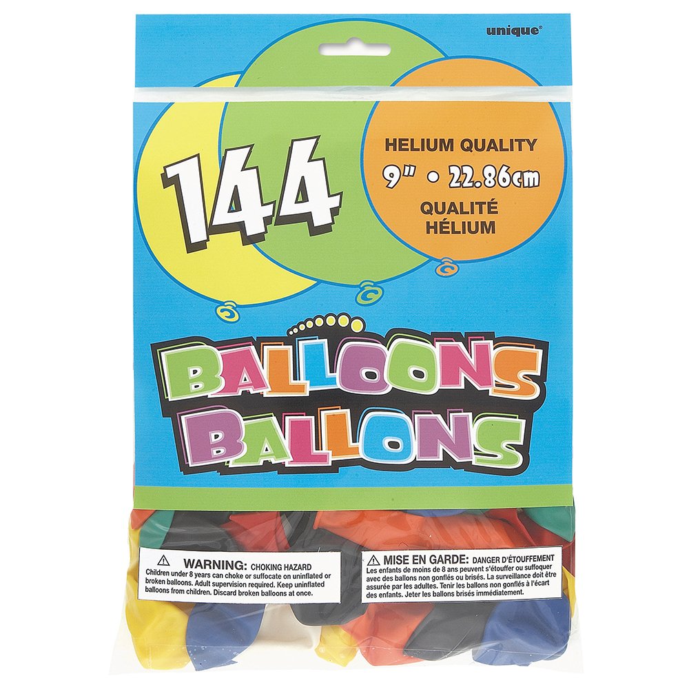 Amazon.com: Unique Assorted Latex Balloons, 9